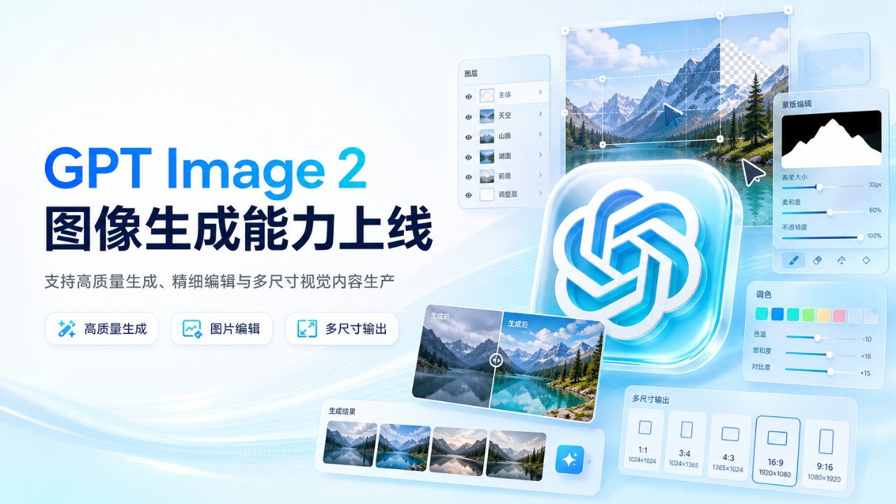 GPT Image 2 图像生成能力上线