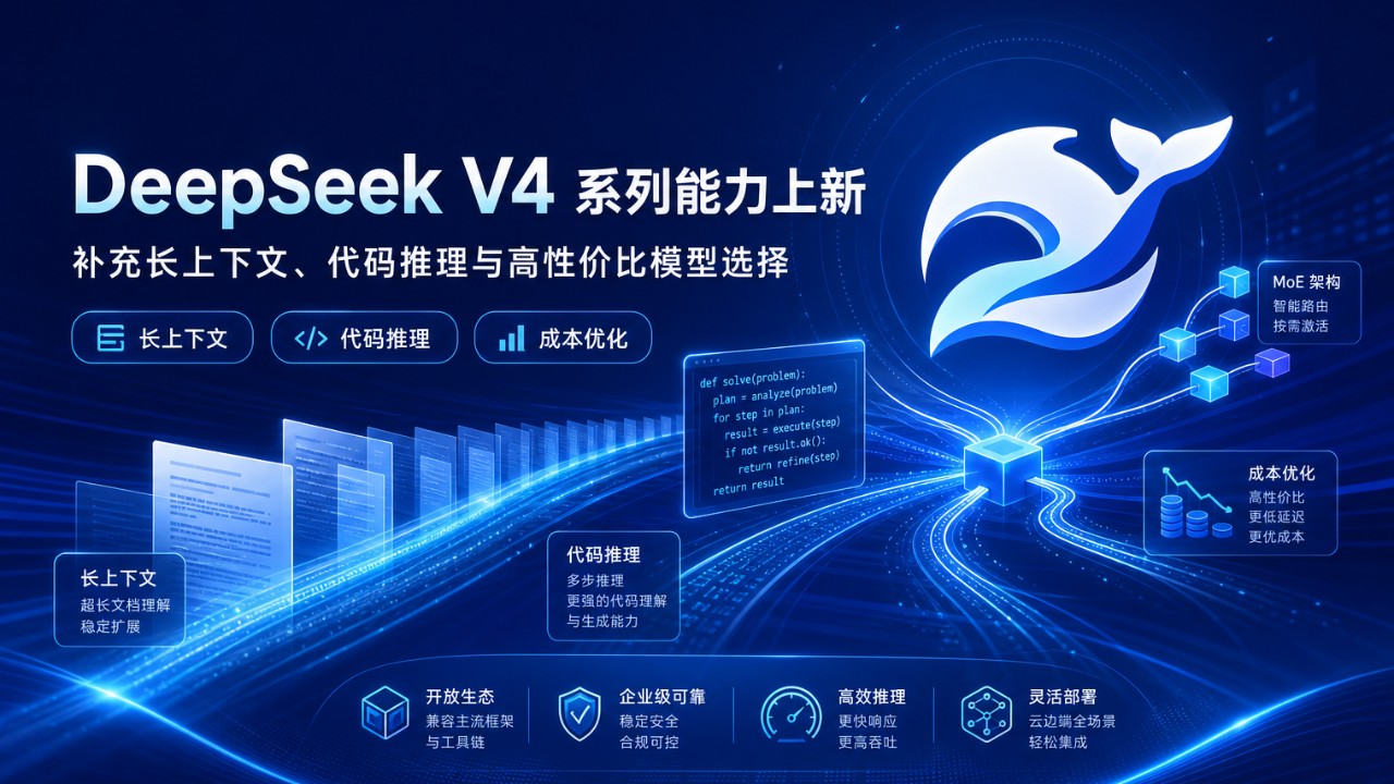 DeepSeek V4 系列能力上新